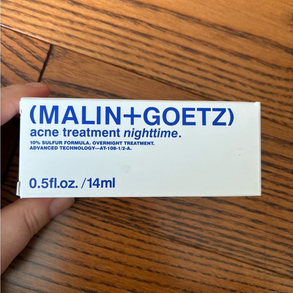 Malin +Goetz acne treatment nighttime 14ml exp 20261012